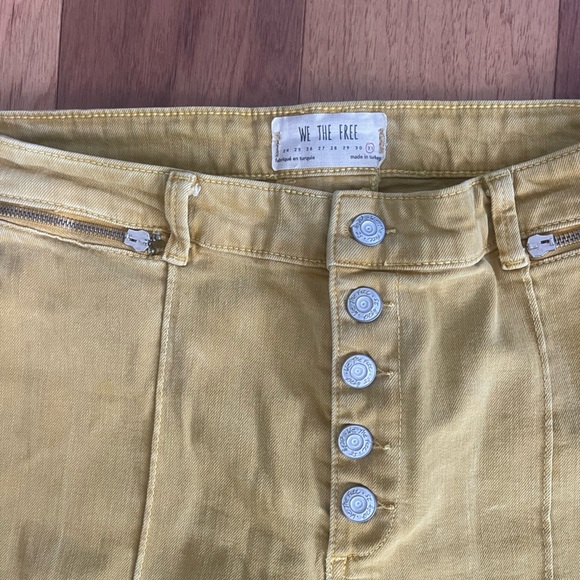 Free people pants yellow - Picture 4 of 4
